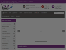 Tablet Screenshot of cigavapor.com